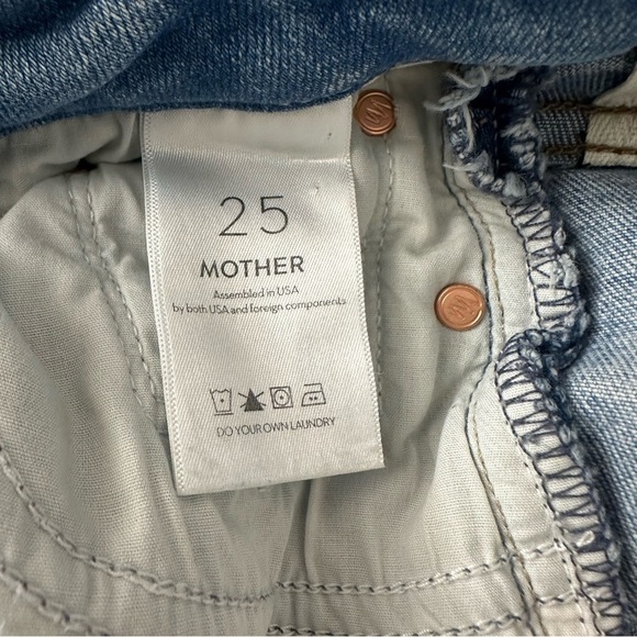 Mother high waisted looker ankle fray woman’s skinny jeans - Picture 9 of 10